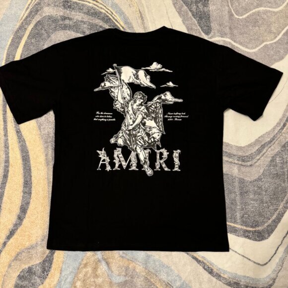 Amiri Angels Black Tee Mens Size Medium or Large - Picture 4 of 4